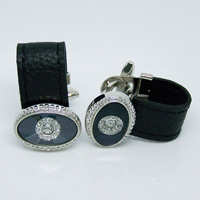 Leather Cufflinks LC002