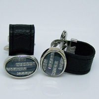 Leather Cufflinks LC003