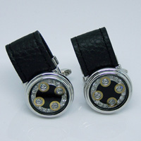 Leather Cufflinks LC029