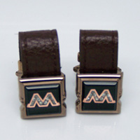 Leather Cufflinks LC032