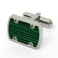 Malachite Cufflinks SPC015